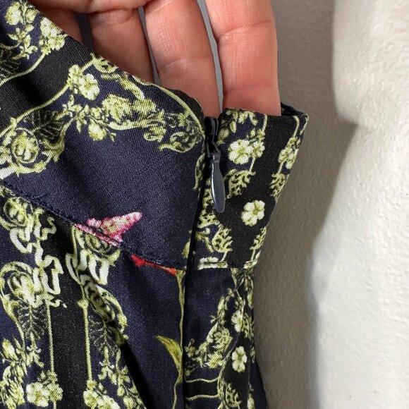 Agua Bendita Target Sundress 2XL Blue Botanical Floral - Picture 3 of 12